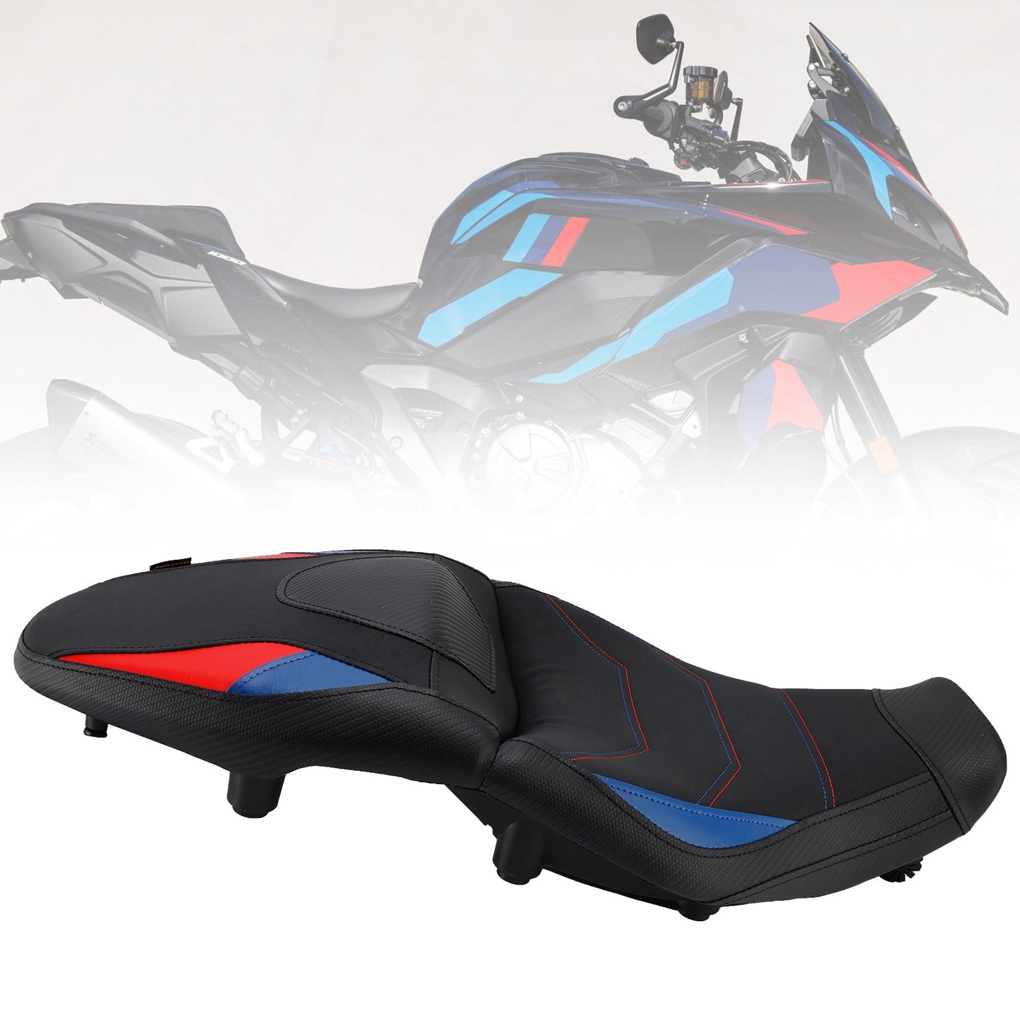 2020-2024 BMW S1000XR Front Rear Driver Passenger Seat -20mm Black