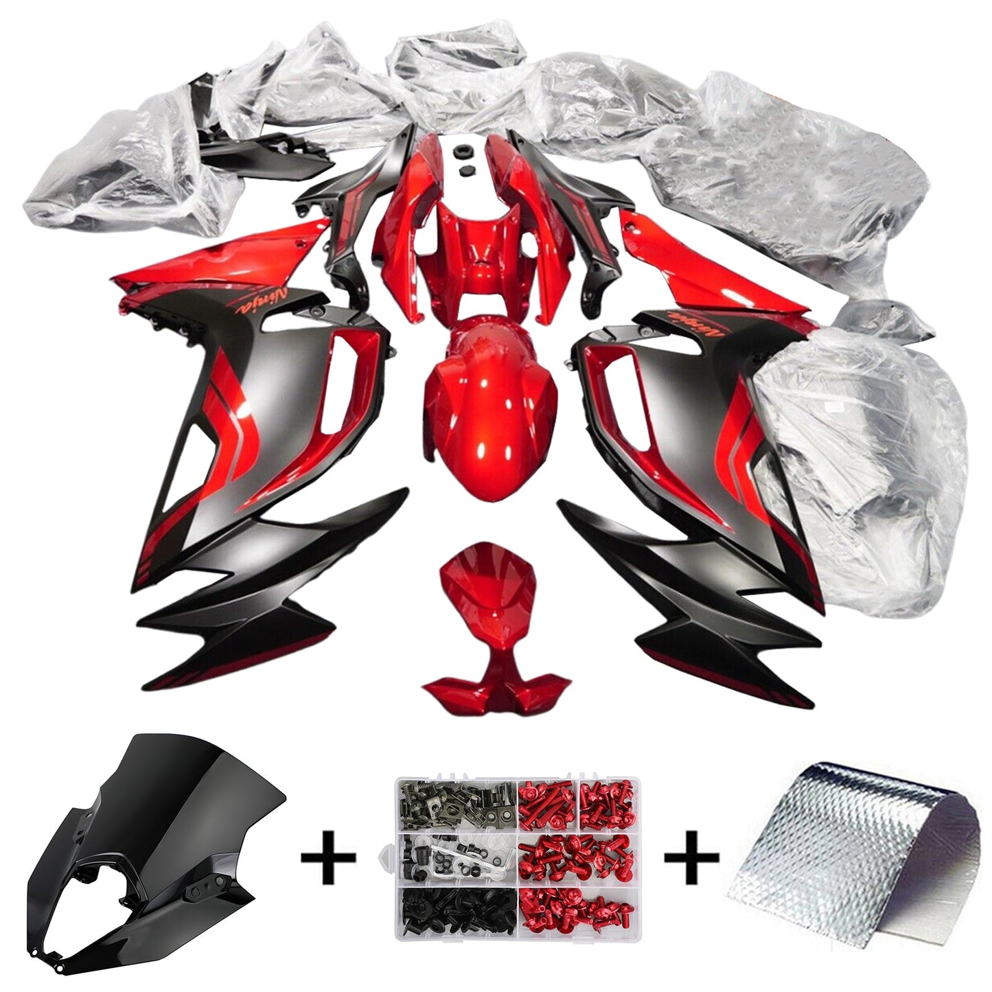 2020-2024 Kawasaki ER-6F Ninja650 Injection Fairing Kit Bodywork ABS #101