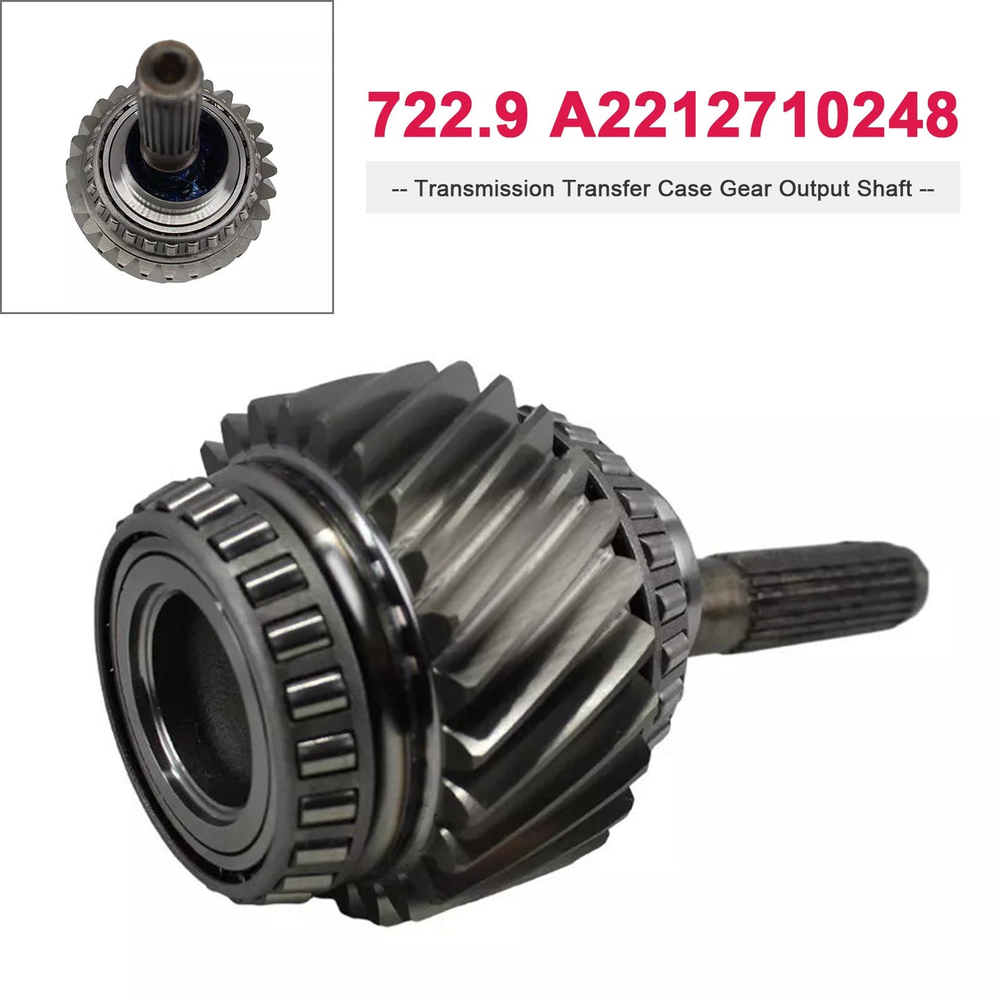 Mercedes Benz Transmission Transfer Case Gear Output Shaft 722.9 A2212710248
