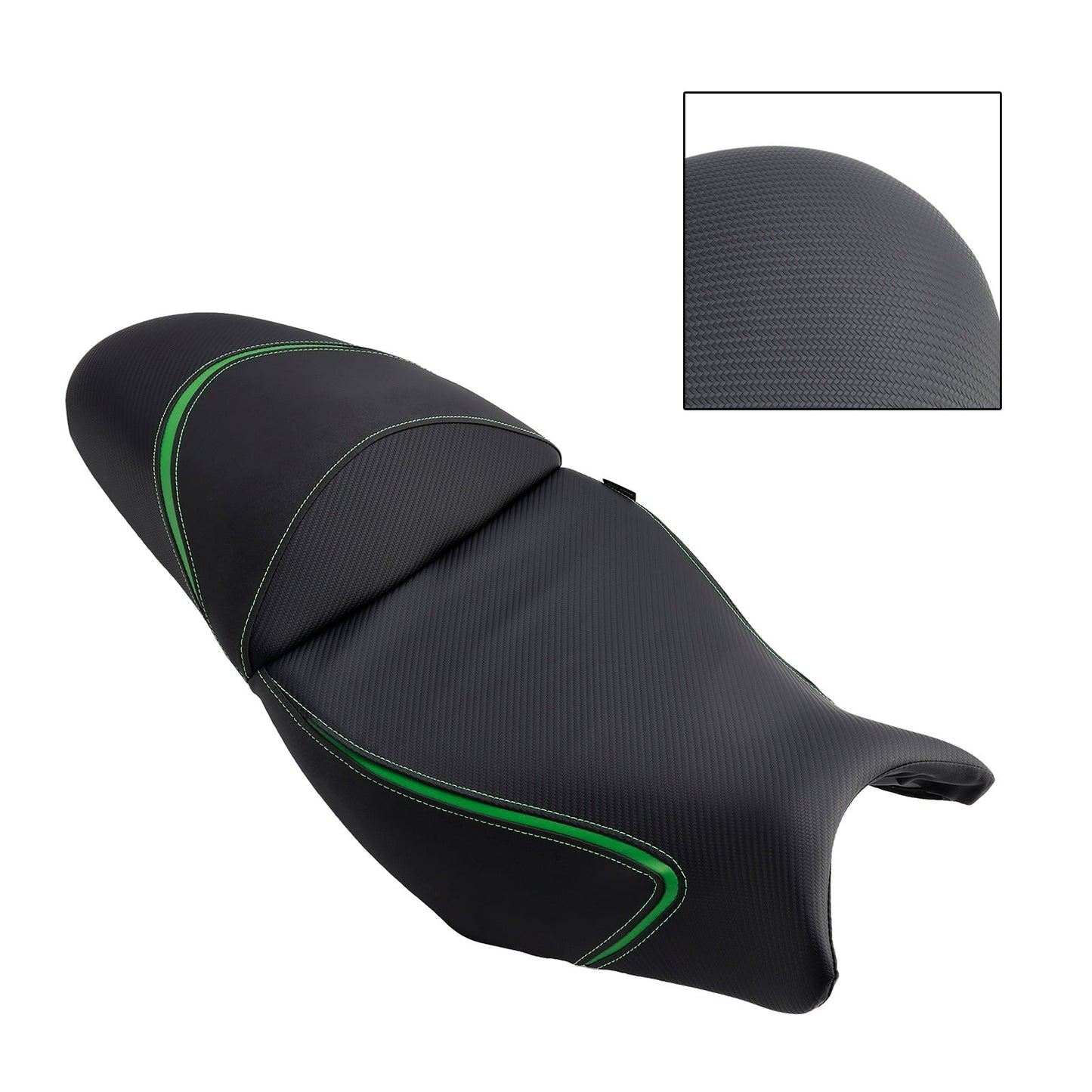 2022-2024 Kawasaki Versys650 Complete Cushion Rider Passenger Seat Green