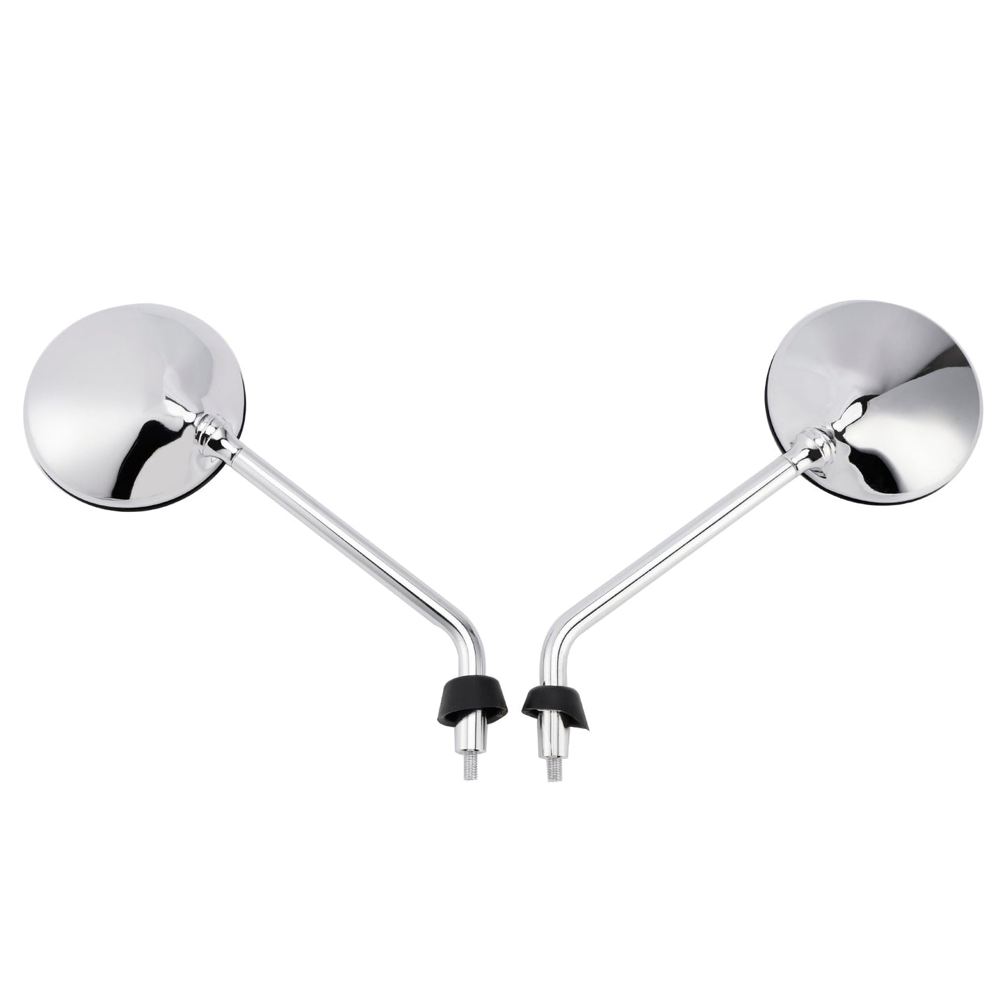 Chrome Rearview Mirror Set For Vespa LX 50 2T/4T & LX 125 & LX 150 2005-2013