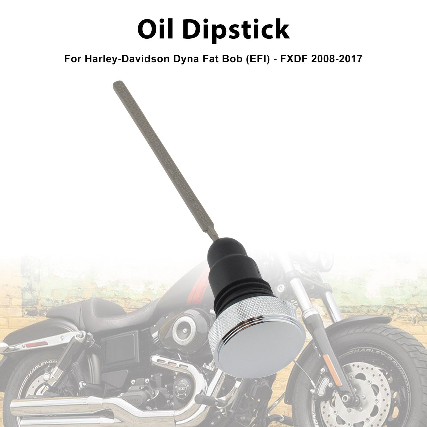 0710-0153 Oil Dipstick Tank Cap Plug For FXD Dyna 2006-2017