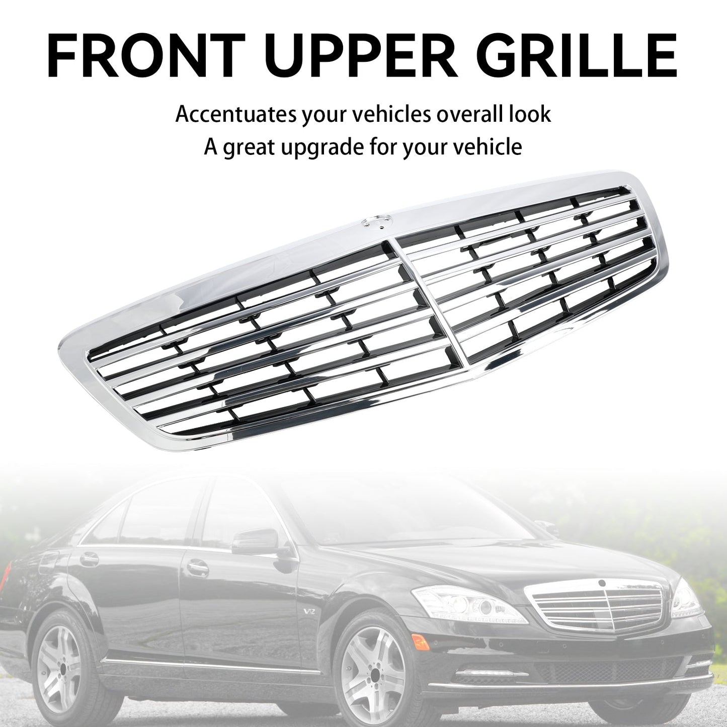 2010-2013 Mercedes Benz S-Class W221 S550 S600 S63 S65 Front Grille Grill