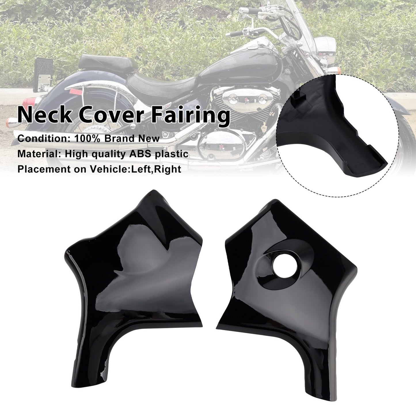 2001-2004 Suzuki Volusia VL400/800 models ALL Neck Cover Fairing