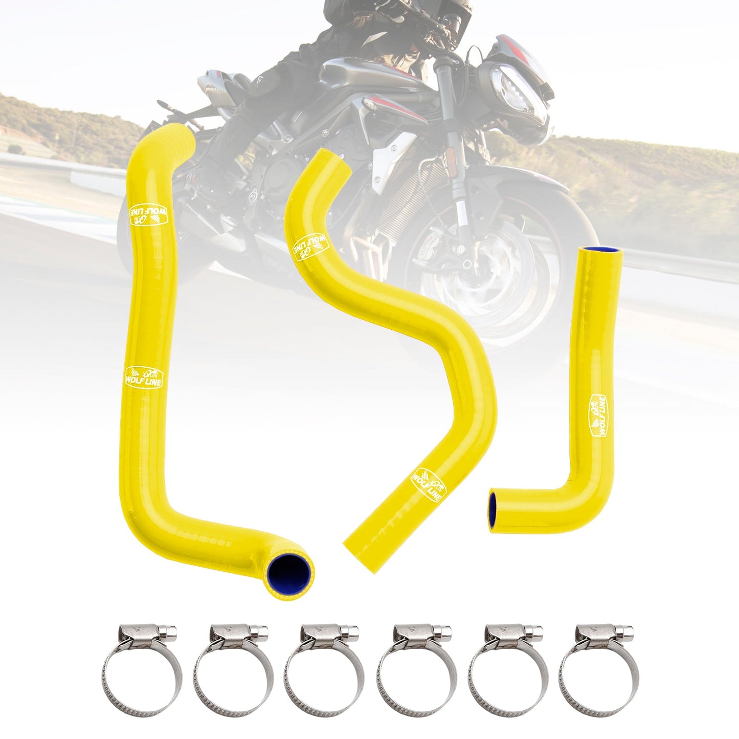 2020-2022 Street Triple 765 R RS Silicone Radiator coolant Hose kit