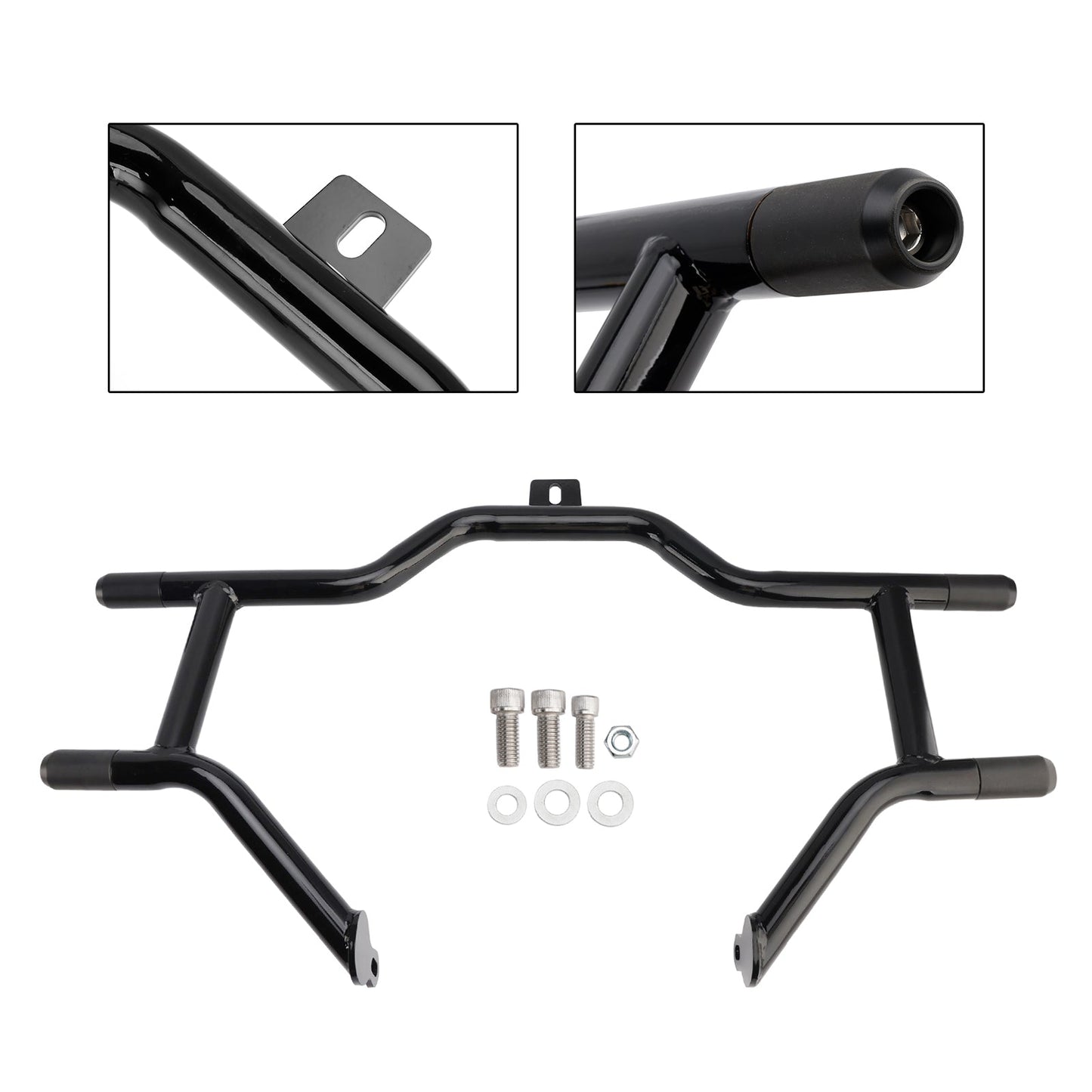 2015-2024 For Harley Freewheeler FLRT Engine Guard Crash Bar Frame Protector Bumper Black