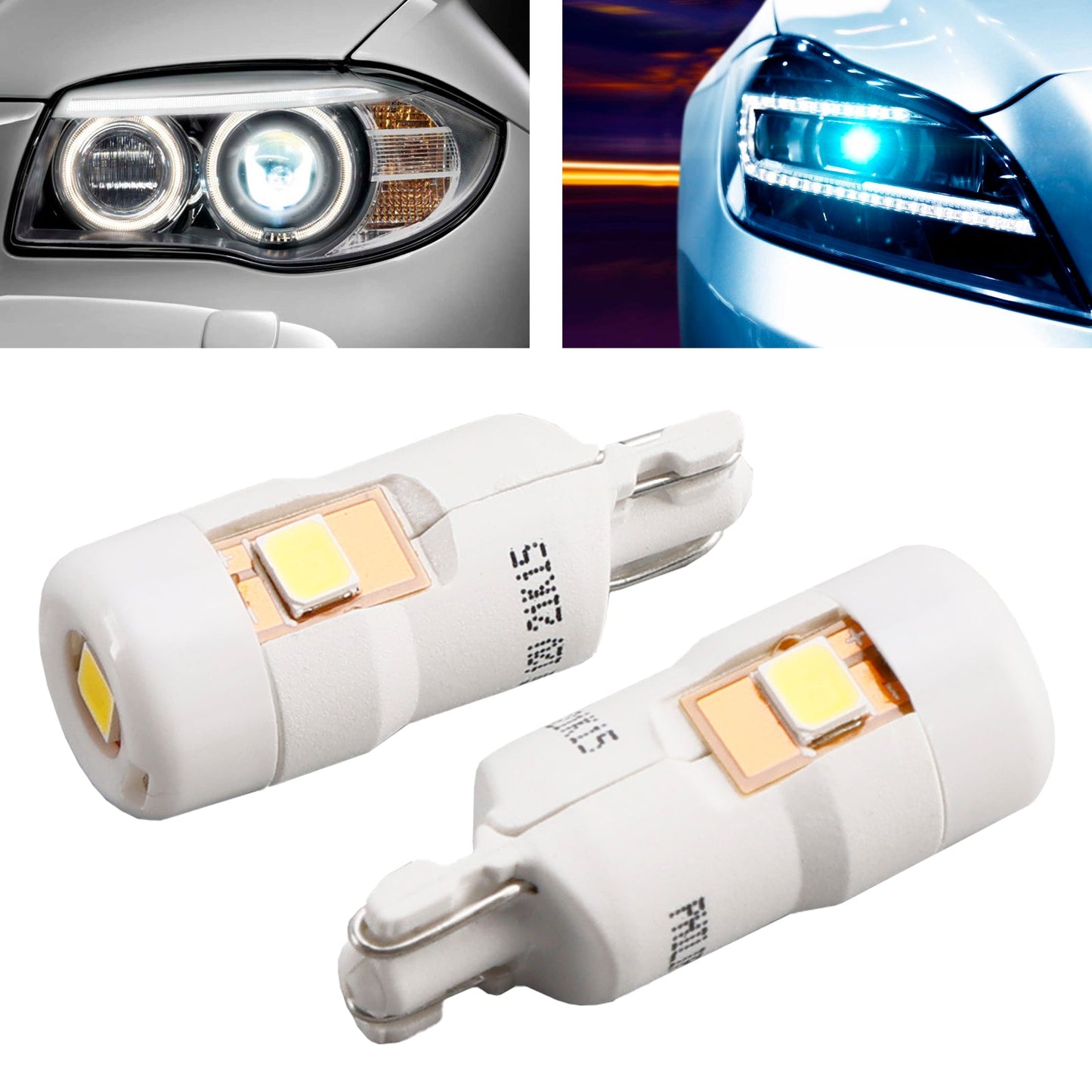 Car Light LED-T10 Ultinon Pro6000 W5W 11961WU60 4000K For PHILIPS