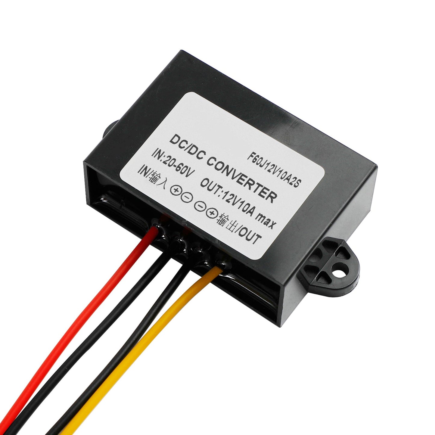 Waterproof DC-DC Converter 20-60V Step Down to 12V Power Supply Module 10A