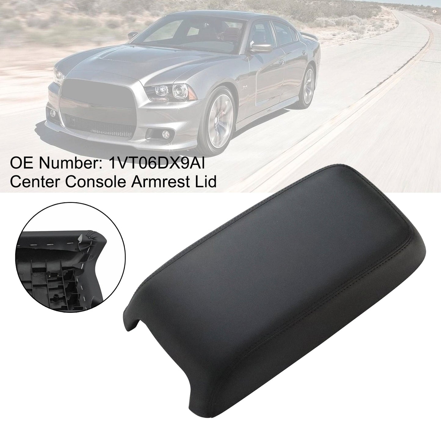 2011-2017 Dodge Charger Chrysler 300 Center Console Armrest Lid 1VT06DX9AI