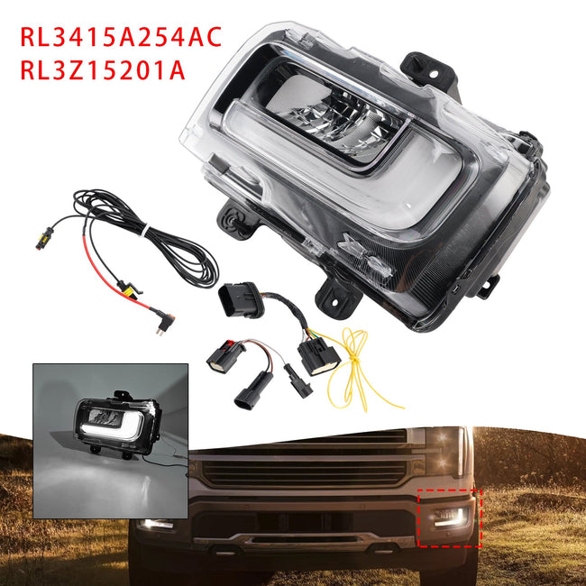 2024-2025 Ford F150 Left LED Front Fog Light Lamp RL3415A254AC RL3Z15201A