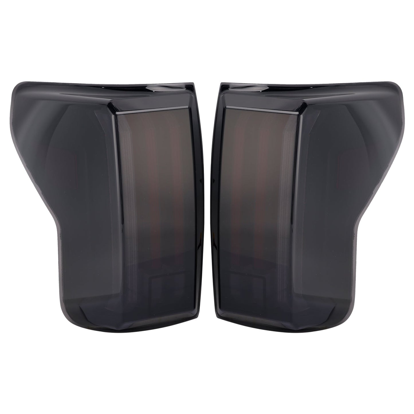 2007-2013 For Toyota Tundra Left+Right LED Tail Lights Black Housing Smoked Lens