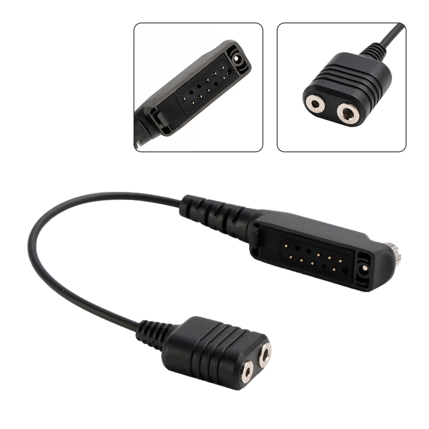 K Interface Headset Port Converter Cable for Sepura STP8000 STP8030 STP8035