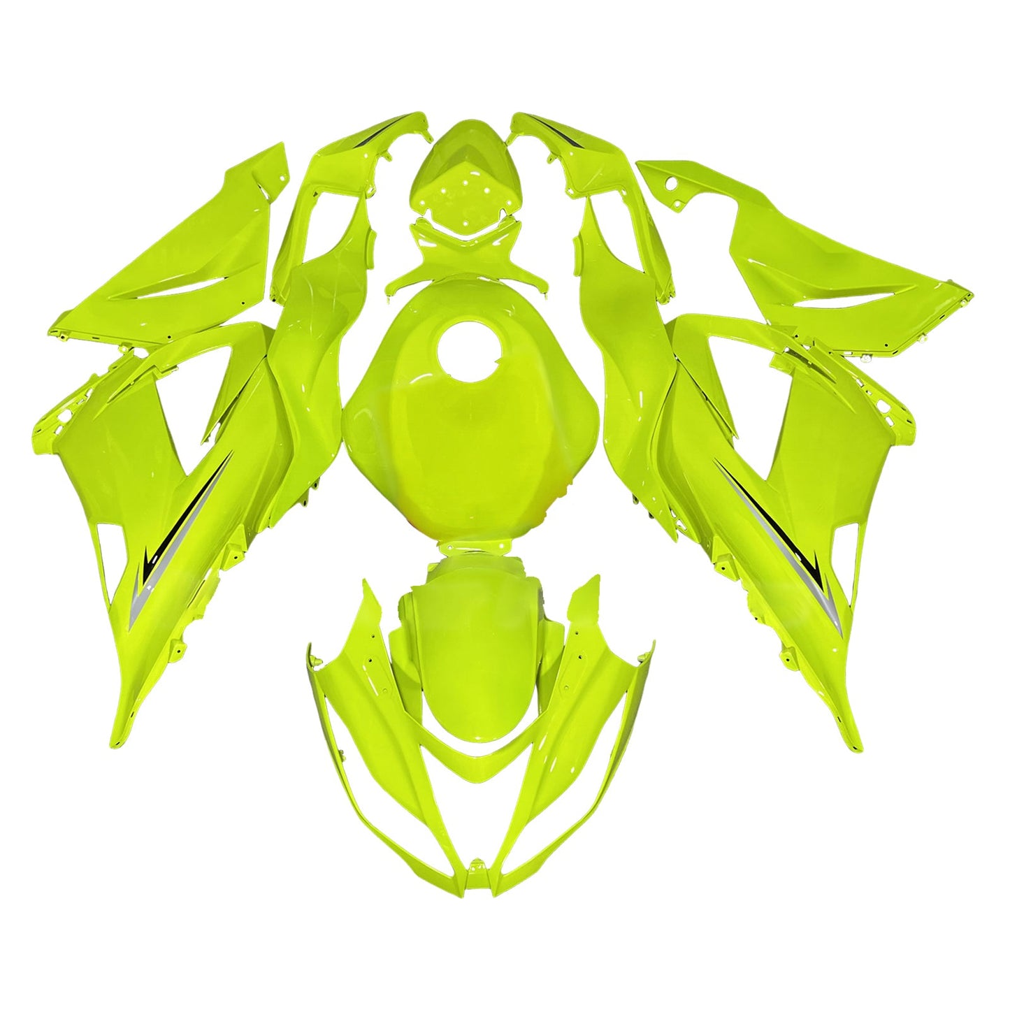 Injection Fairing Kit Bodywork Plastic ABS fit For Kawasaki ZX6R 636 2013-2018