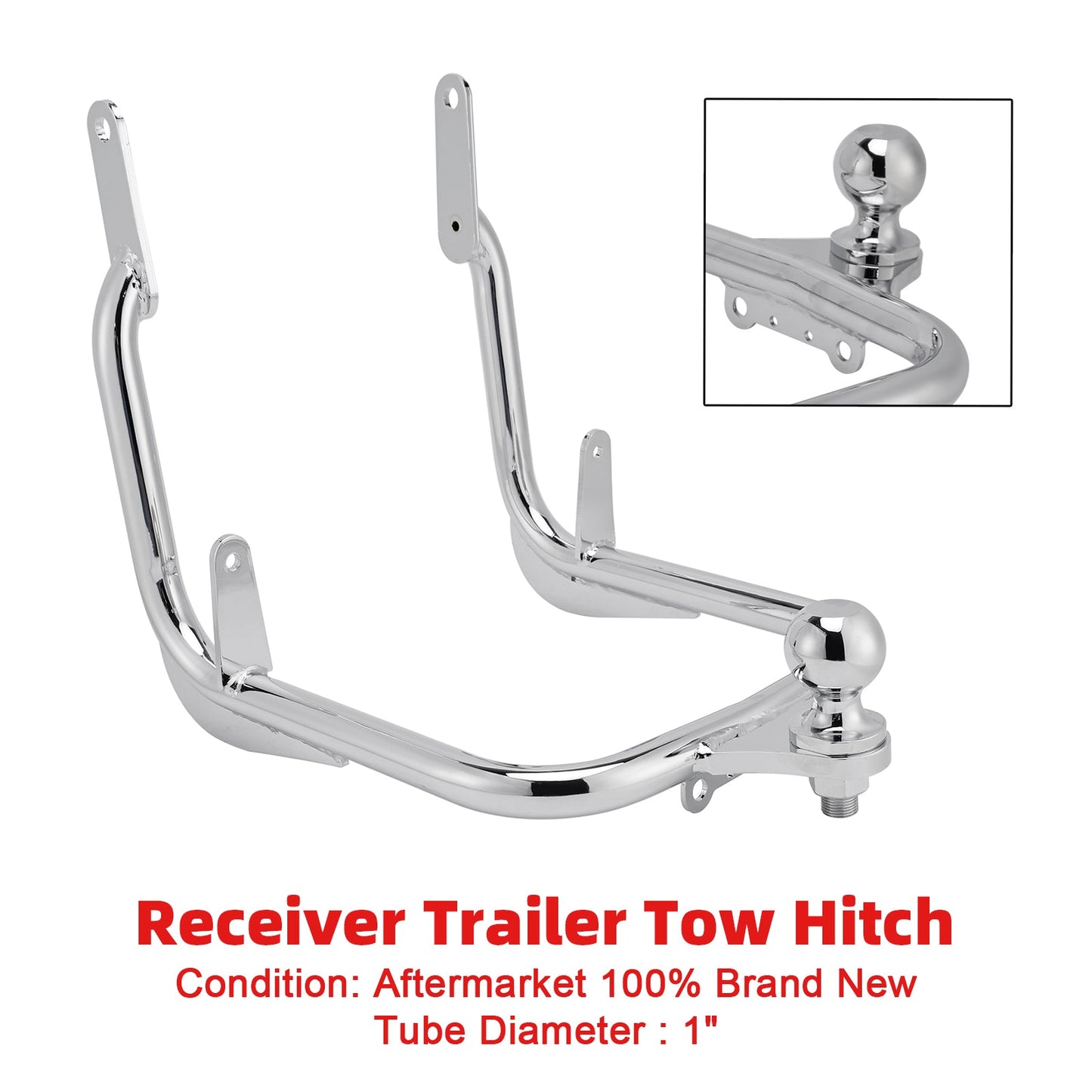 2009-2023 Harley Road King /FLHR Receiver Trailer Tow Hitch