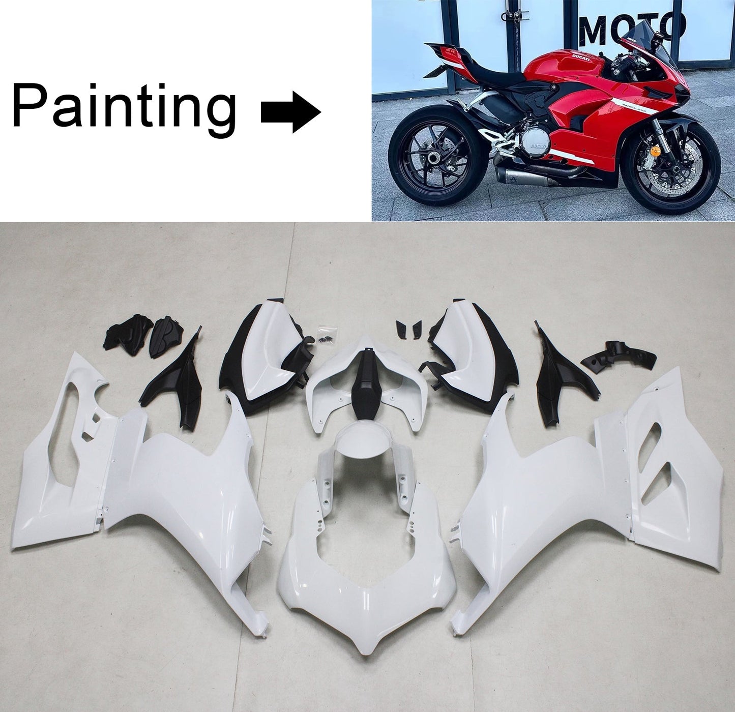 2020-2022 Ducati Panigale V2 Injection Fairing Kit Bodywork