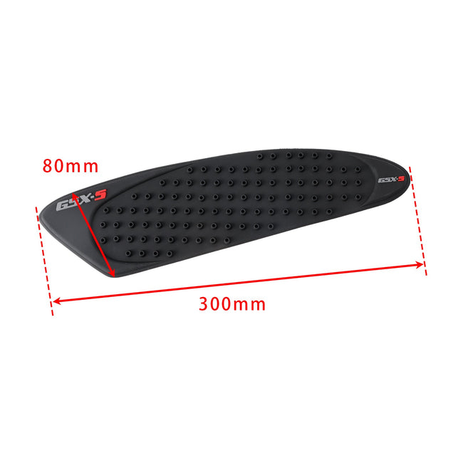 FUEL TANK KNEE PADS GRIPS RUBBER FOR SUZUKI GSXS 1000 / GSX-S 1000F 2016 - 2021