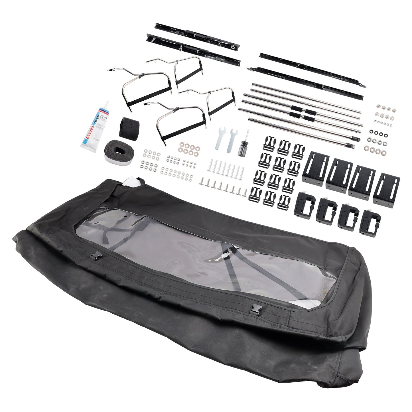 6" Soft Truck Topper Fit for Toyota Tacoma 2016-2023 4-Door