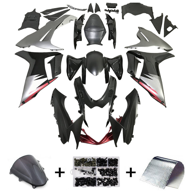 Injection Fairing Kit Bodywork Plastic ABS For Suzuki GSXR 600/750 2011-2025 K11