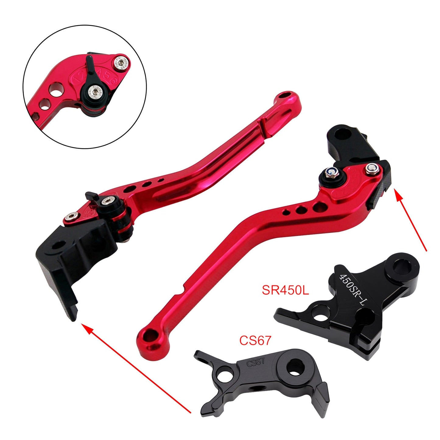Long Clutch Brake Lever fit for VOGE DS900X 900DSX 2024-2026