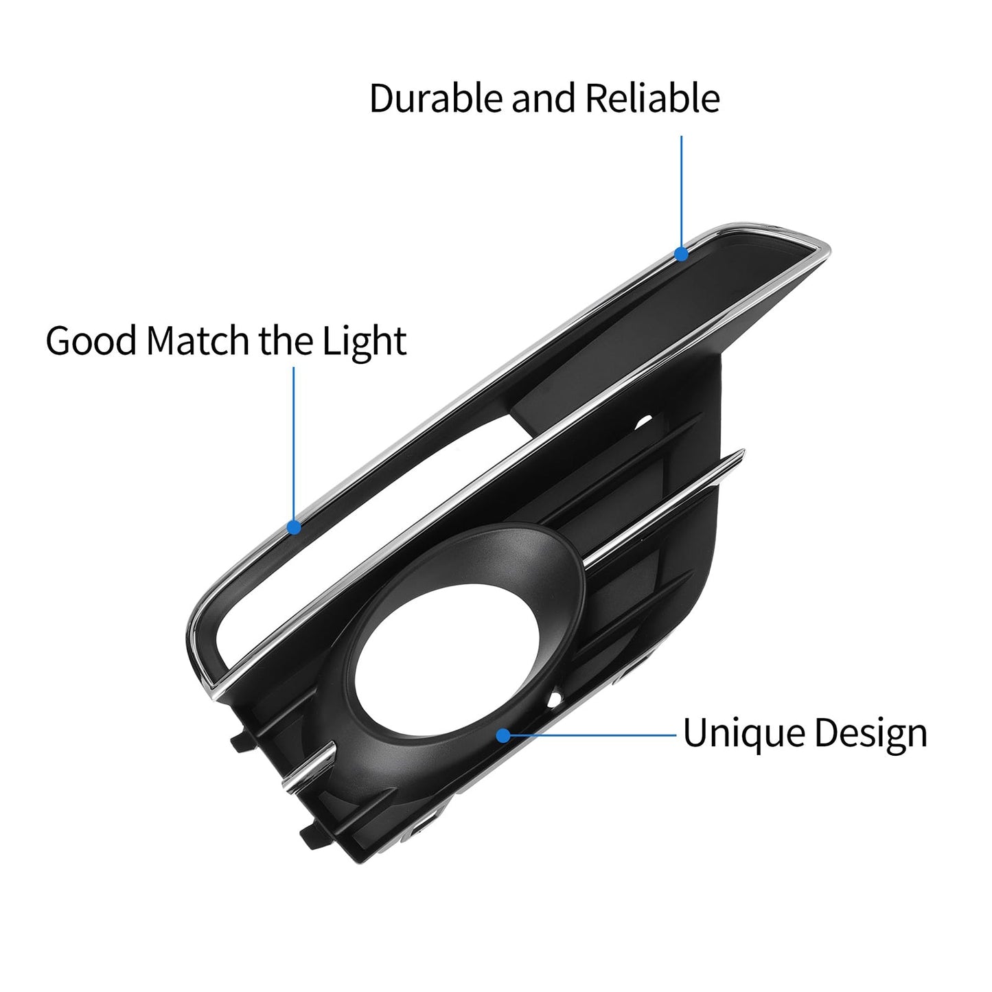 2016-2019 VW Beetle Car Right Side Fog Light Grille Cover 5C5854662J