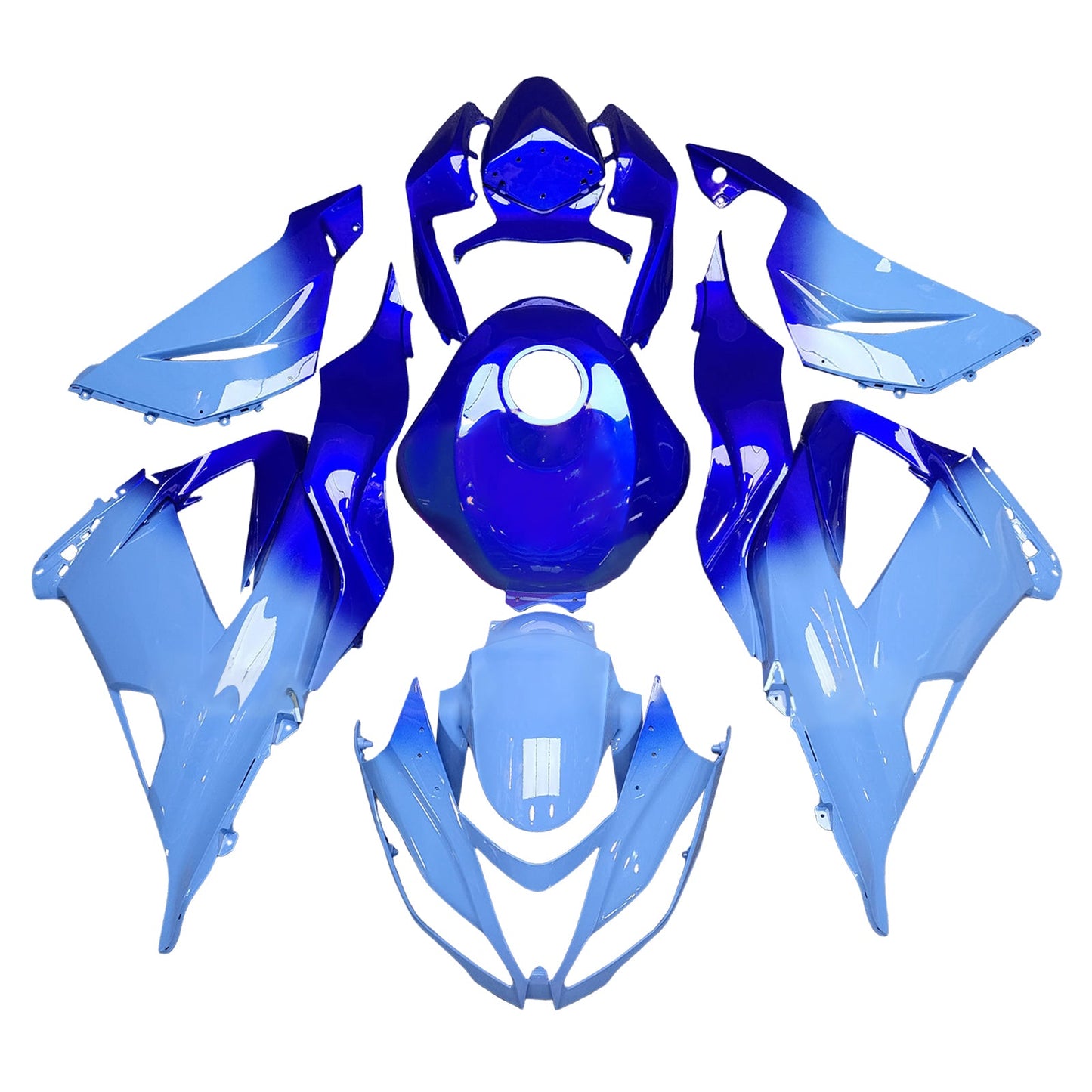 Injection Fairing Kit Bodywork Plastic ABS fit For Kawasaki ZX6R 636 2013-2018