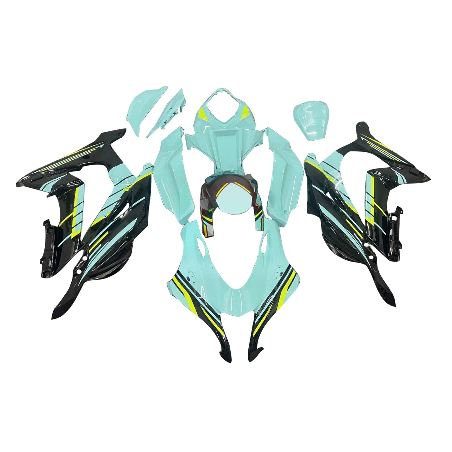 Injection Fairing Kit Bodywork Plastic ABS fit For Kawasaki ZX10R 2016-2020