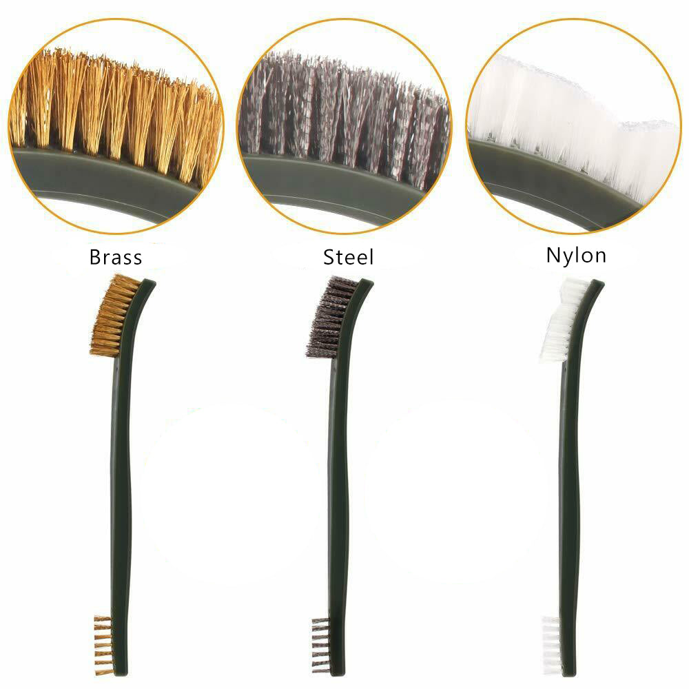 9X Cleaning Set Gun Brush Gun Cleaning Kit For Rifle Pistol Handgun Shotgun