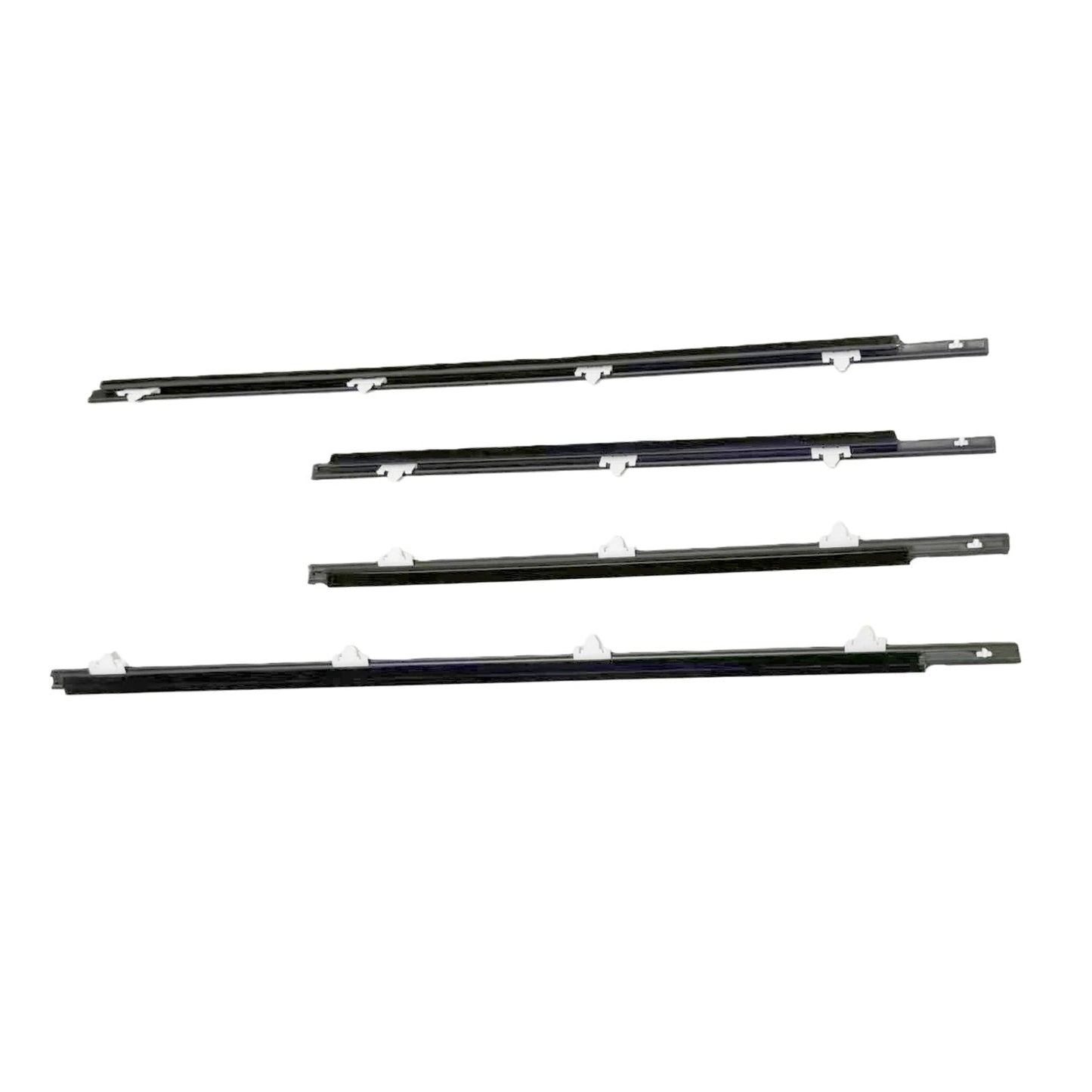 4PCS Window Sweep Weatherstrips For Nissan Sunny B13 1991-1994
