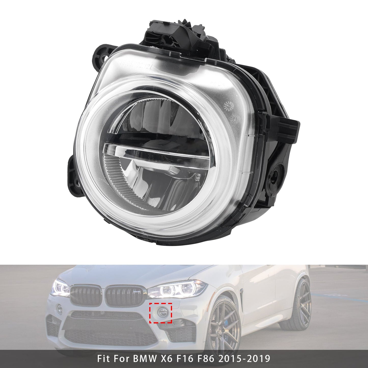 1 Pcs LED Front Left Fog Light For BMW X3 F25 X4 F26 X5 F15 X6 F16 63177317251
