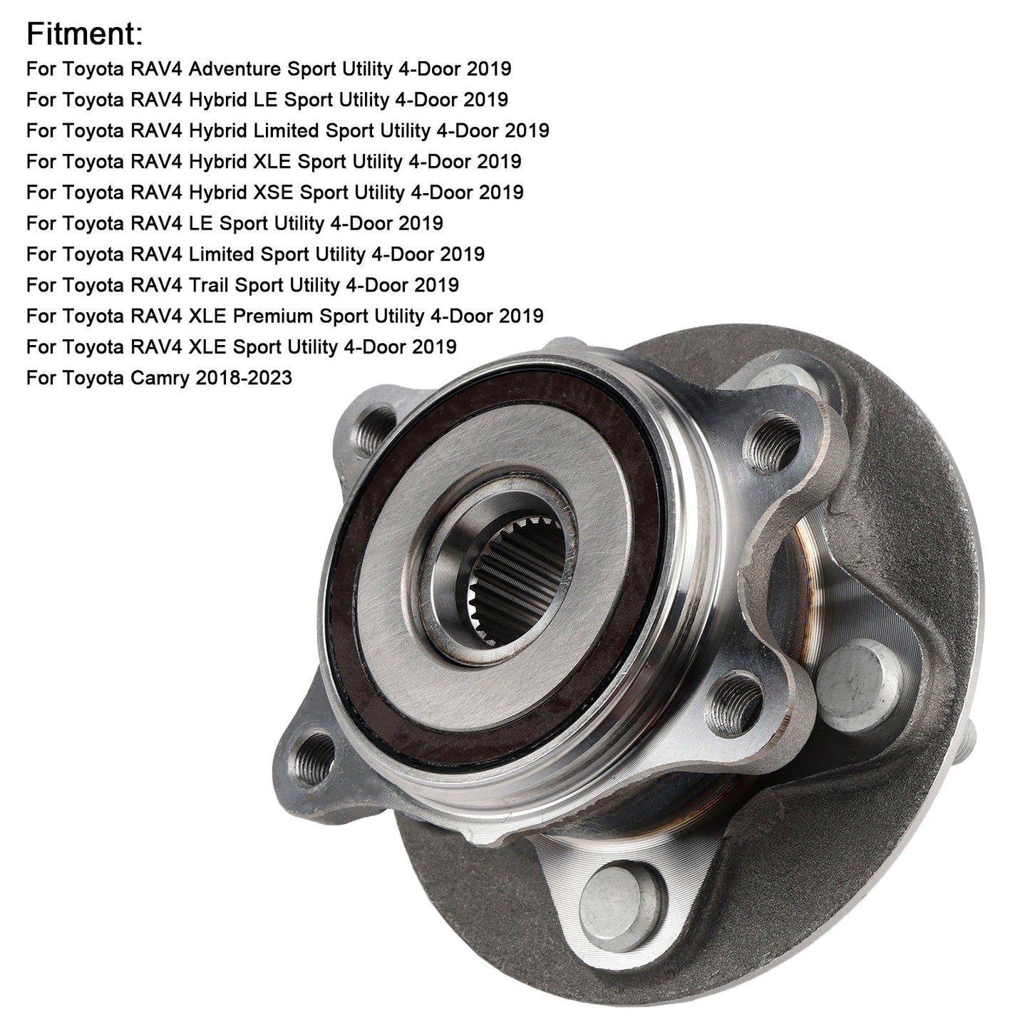 2019 Toyota RAV4 Adventure Sport Utility 4-Door Front Wheel Hub Bearing Unit 43550-33010