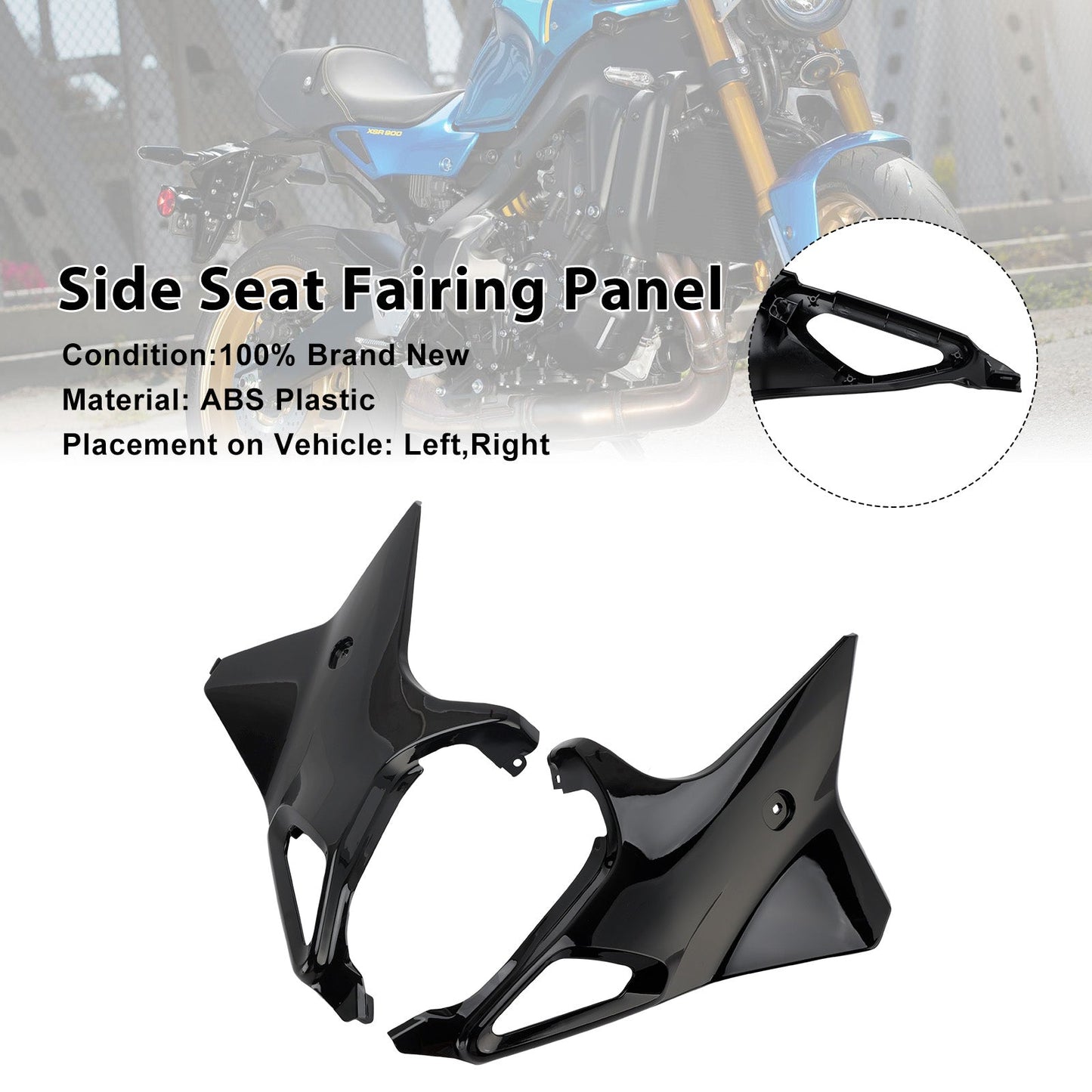 2022-2025 Yamaha XSR 900 XSR900 Side Seat Fairing Panel Cowl