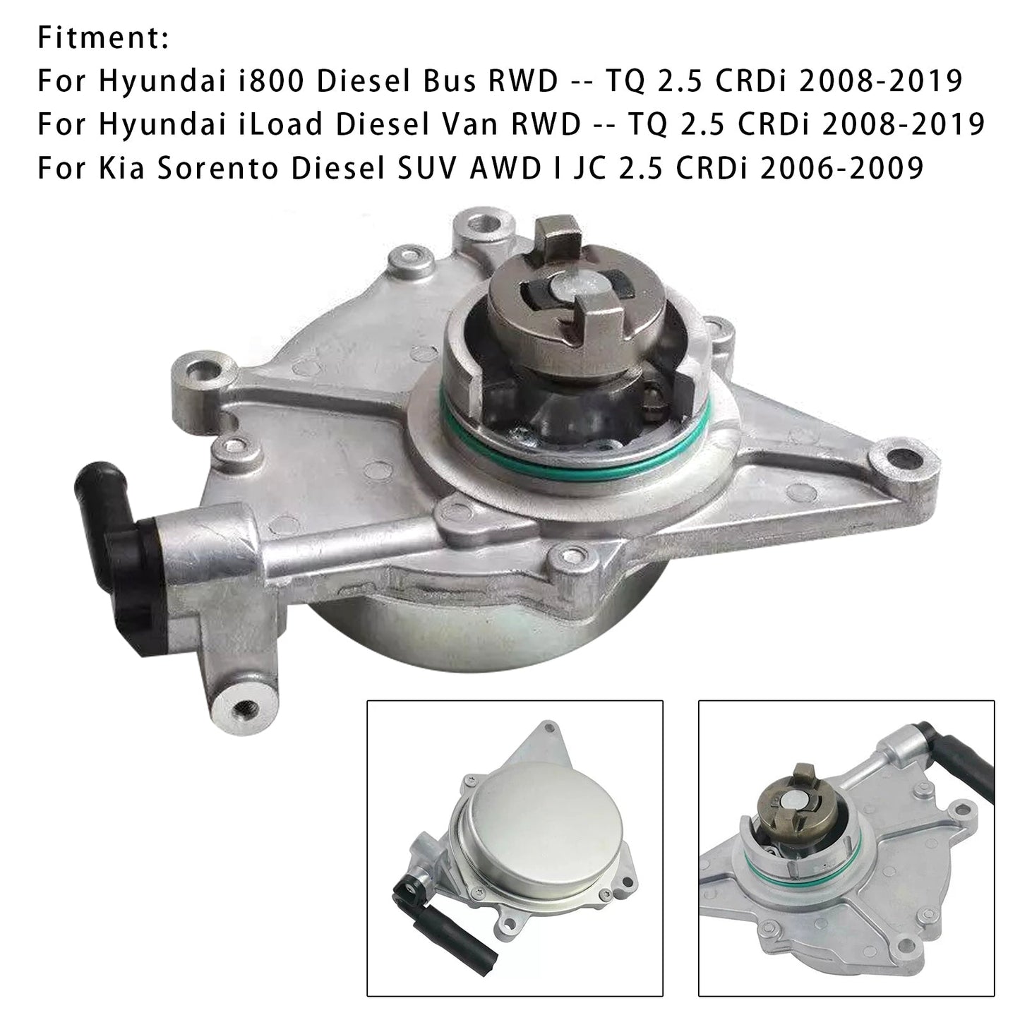 2008-2019 Hyundai iLoad Diesel Van RWD TQ 2.5 CRDi Vacuum Pump 28810-4A402 288104A400