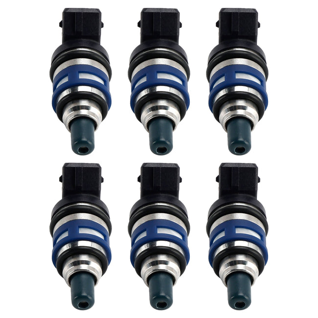 1989-1996 Nissan 300ZX Z32 3.0L TURBO V6 6Pcs Fuel Injector 16600-40P07