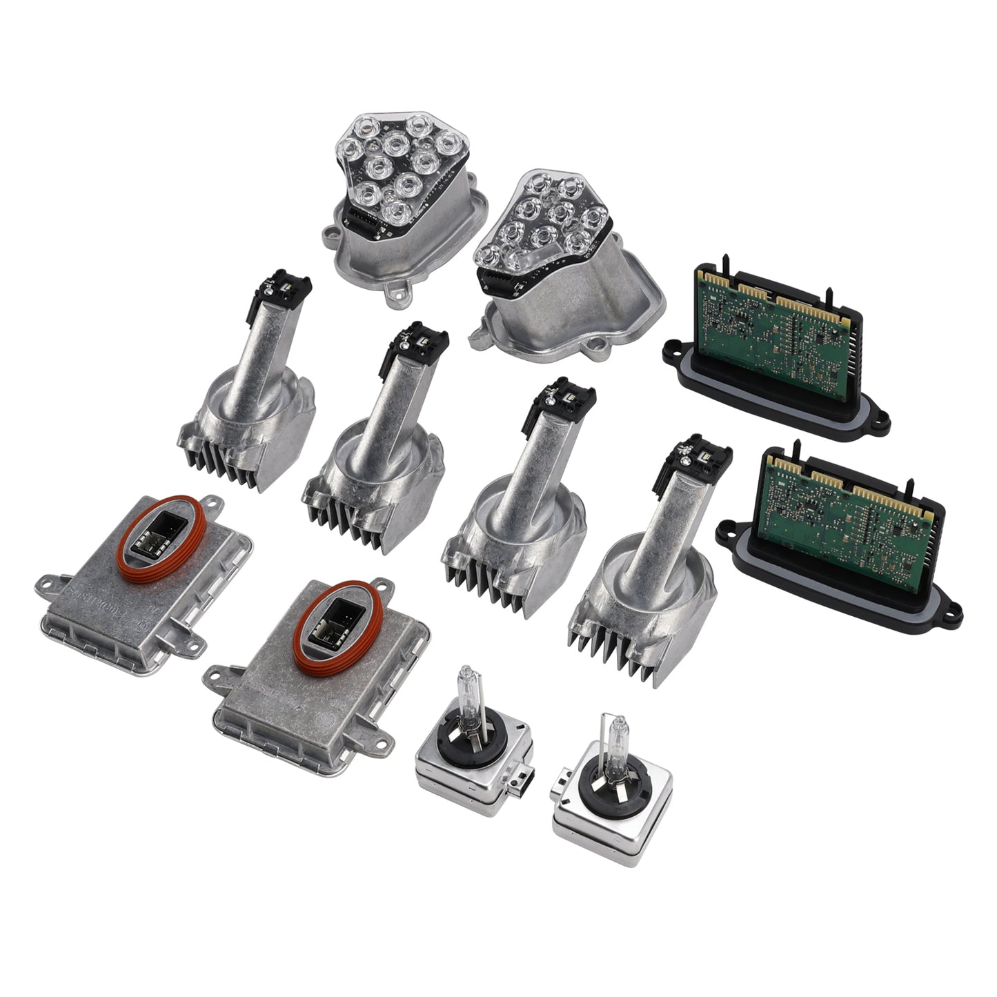 12PCS Left+Right Power Module LED Headlight AHL For BMW 5 Series F10 F11 F07