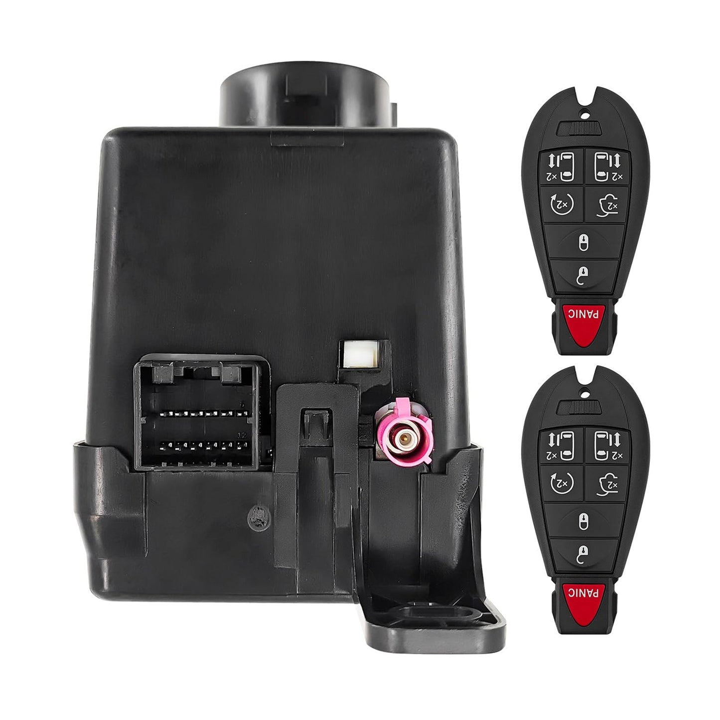 Grand Caravan, Journal, Town Country Wireless Ignition Node Module with two keys 68210156AB 05026149AG