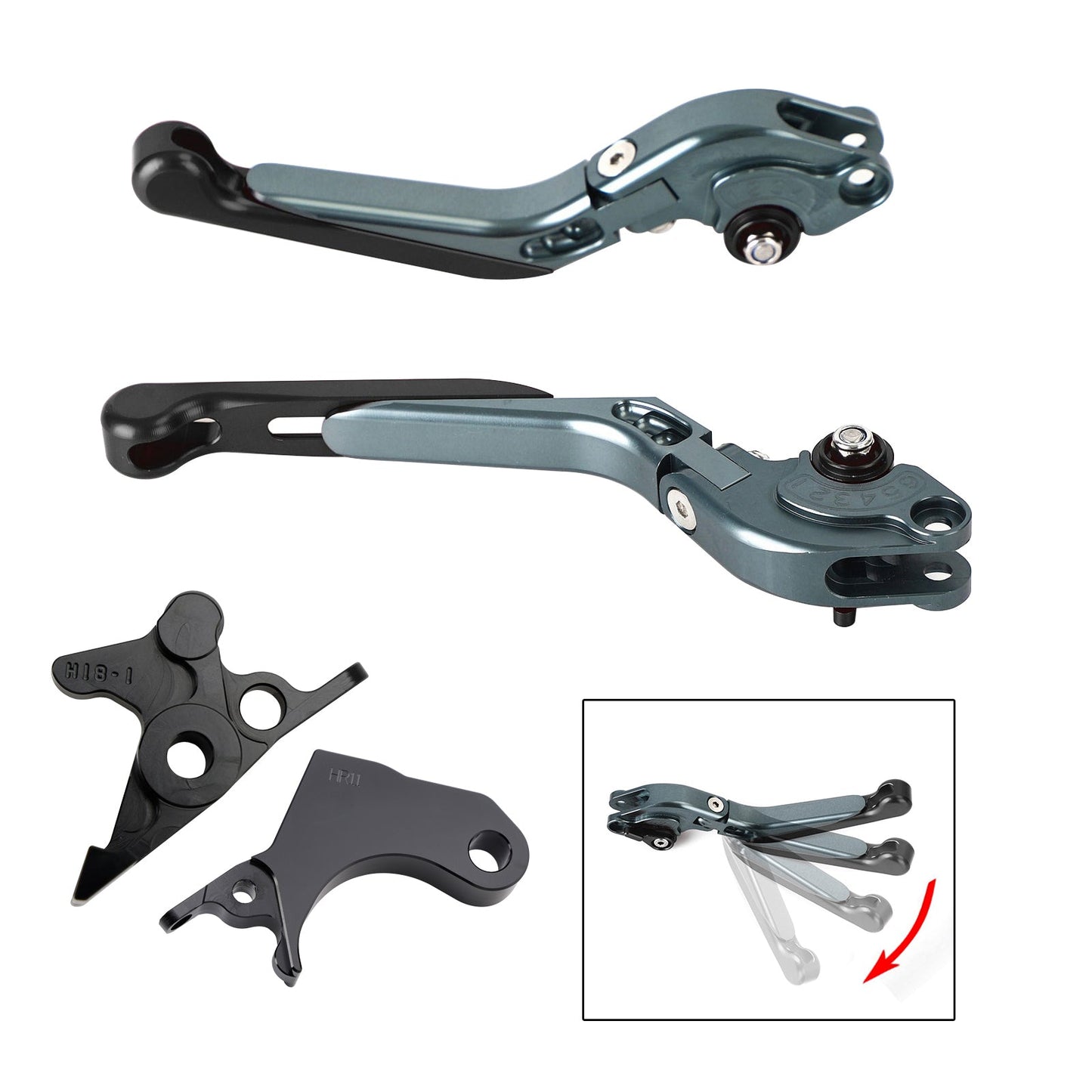 2022-2024 HONDA CRF1100L Africa Twin Adjustable Clutch Brake Lever