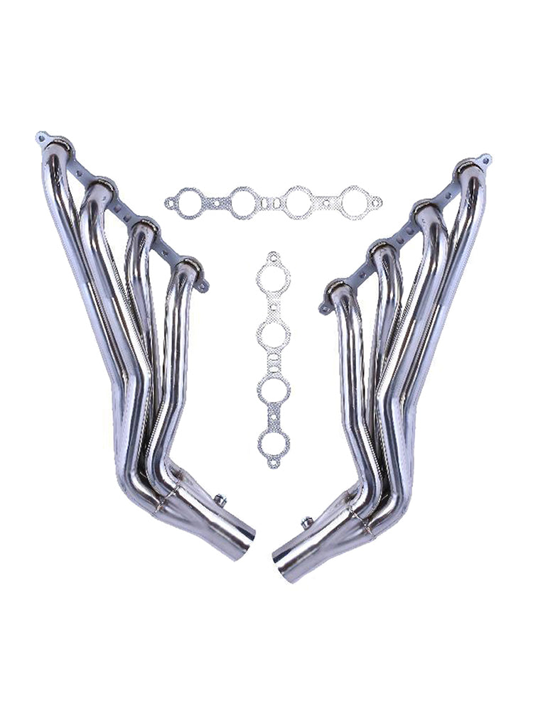 LS2 LS3 Exhaust Manifold Header Fit Chevy C10 LS LS1 LS6 Long Tube 1-7/8