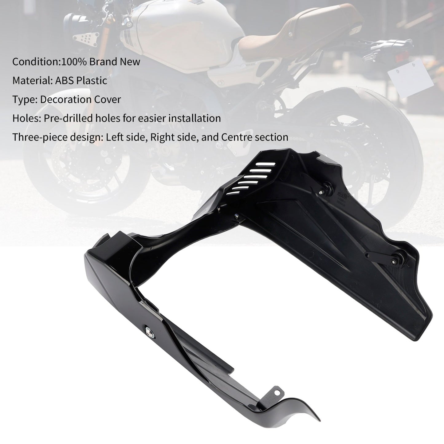 2022-2025 Yamaha XSR900 Belly Pan Lower Engine Spoiler Fairing Cover