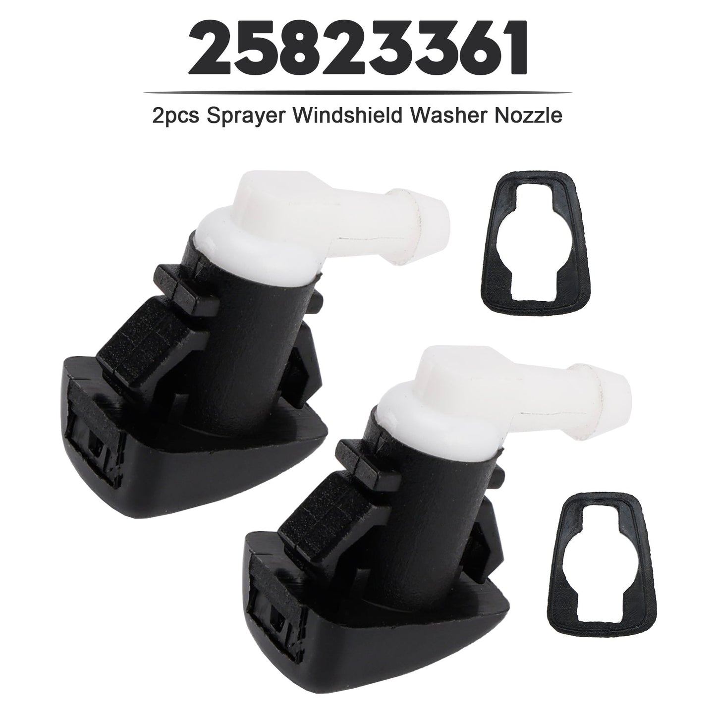 2pcs Sprayer Windshield Washer Nozzle for Cadillac SRX 25823361
