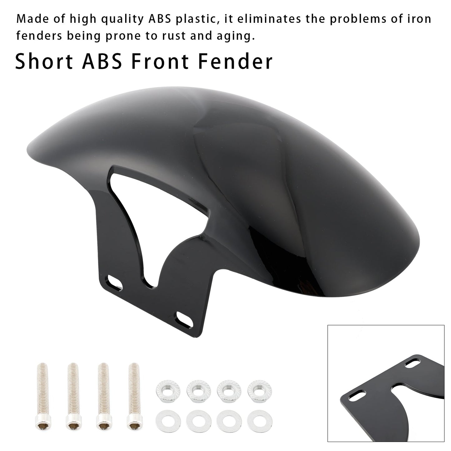 2018-2024 Harley-Davidson M8 Softail Fatboy Short ABS Front Fender