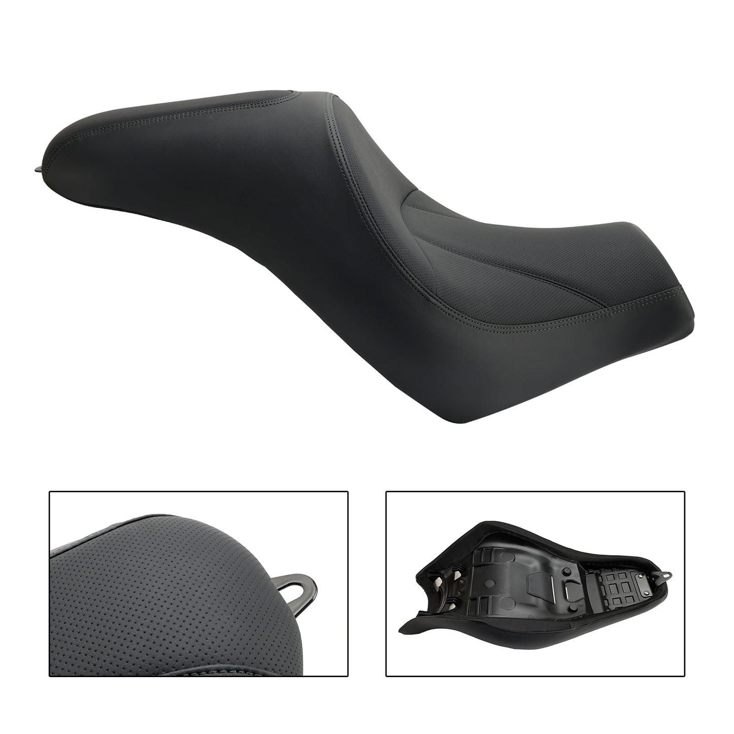 Front Driver Seat Passenger Cushion Pu For Kawasaki Vulcan S Vn En 650 15-23