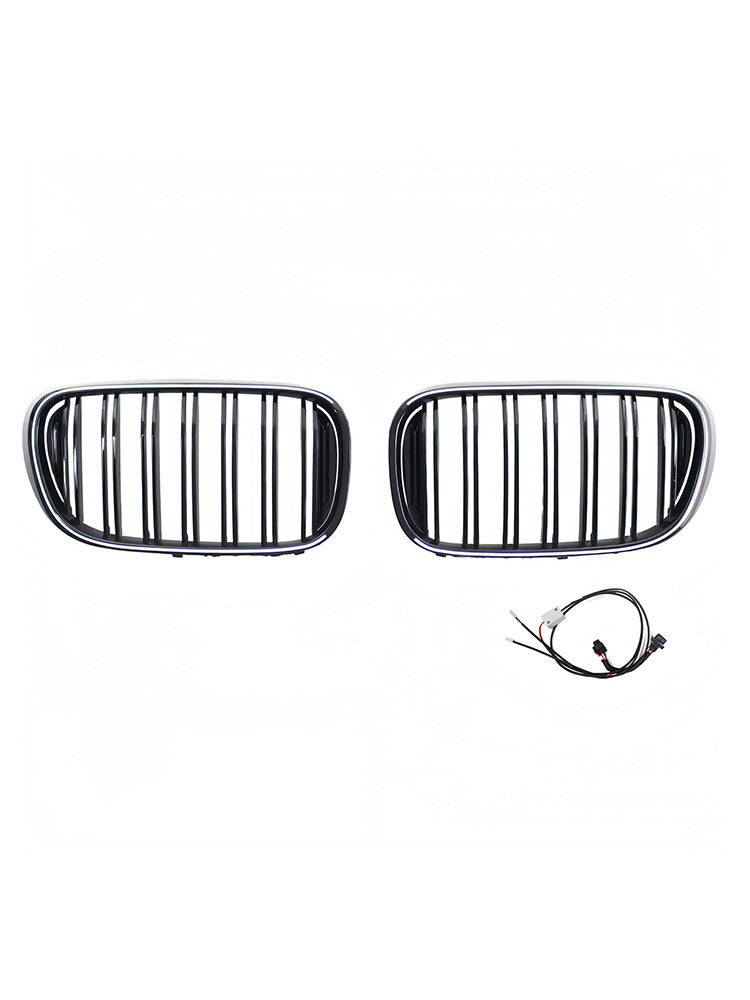 Front Kidney Grill Grille Fit BMW 7 Series G11 G12 2016-2018 Pre-Facelift