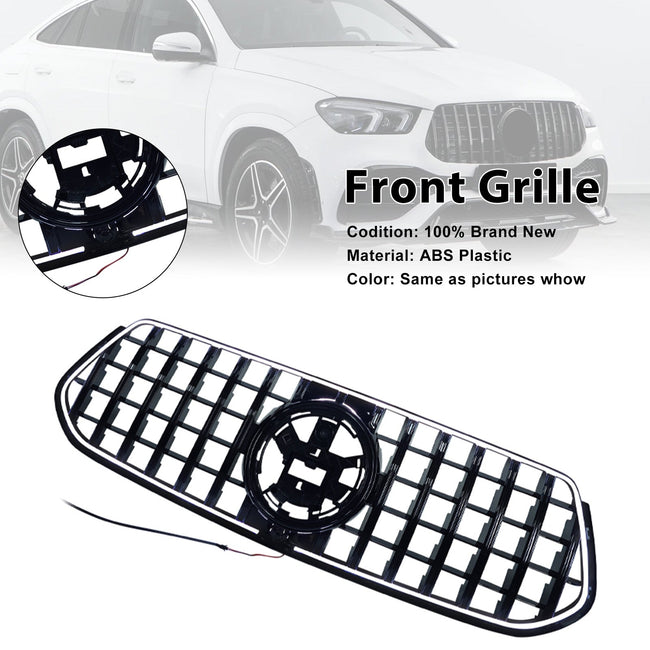 2019-2023 For Mercedes Benz GLE-Class V167 SUV Front Bumper Grille Grill