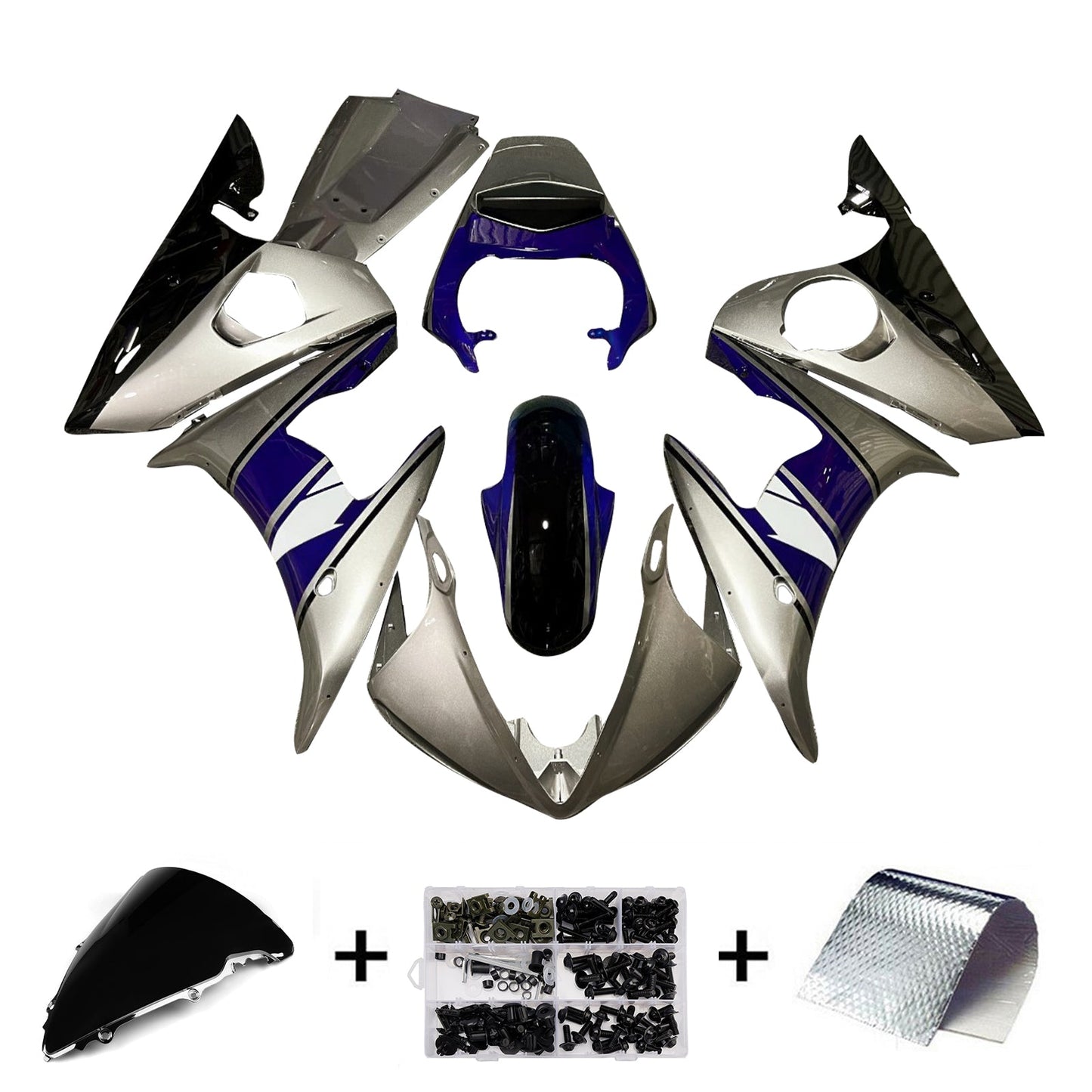 Injection Fairing Kit Bodywork For Yamaha YZFR6 YZF-R6 2005