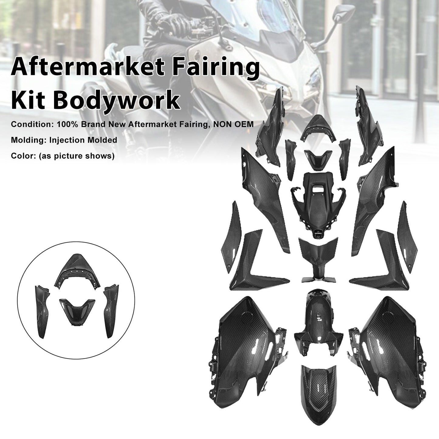 2025-2026 for Yamaha TMAX560 Injection Bodywork Fairing Kit