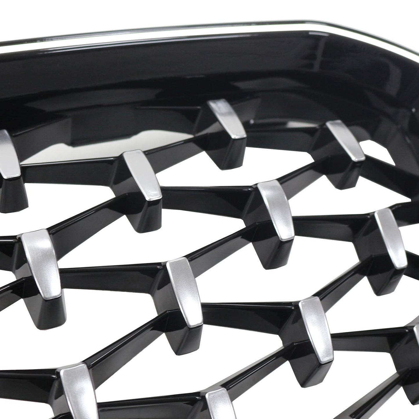 2022-2025 BMW X3 G01 X4 G02 Diamond Front Bumper Kidney Grille Chorme