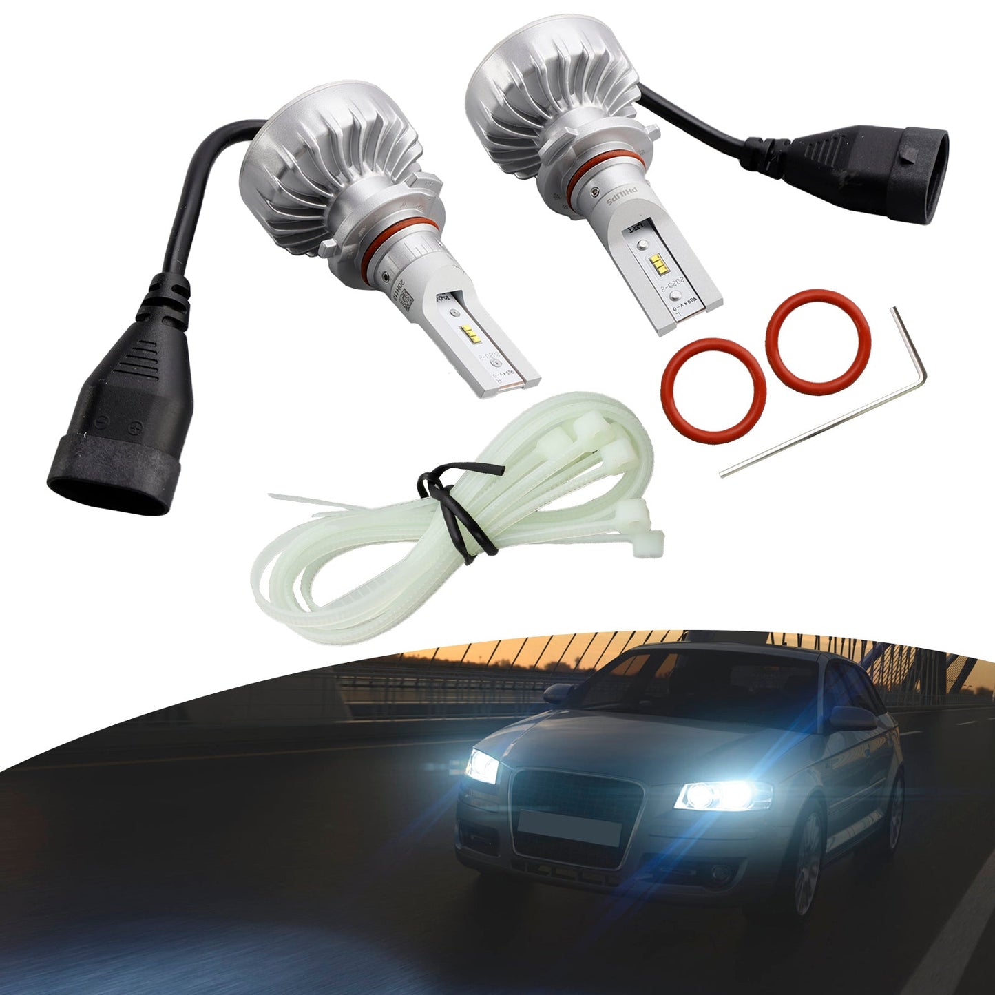 Car Light LED-HL Ultinon LED HB3/4 9005/6 11005UL 12V 15W +160% For PHILIPS