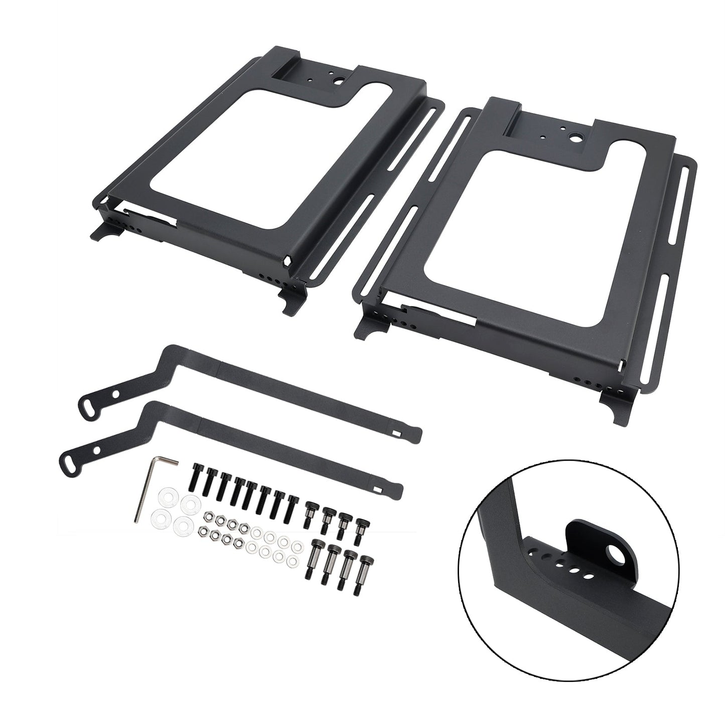 2015-up Polaris RZR S 900 2X Lower Recline Seat Bases Set