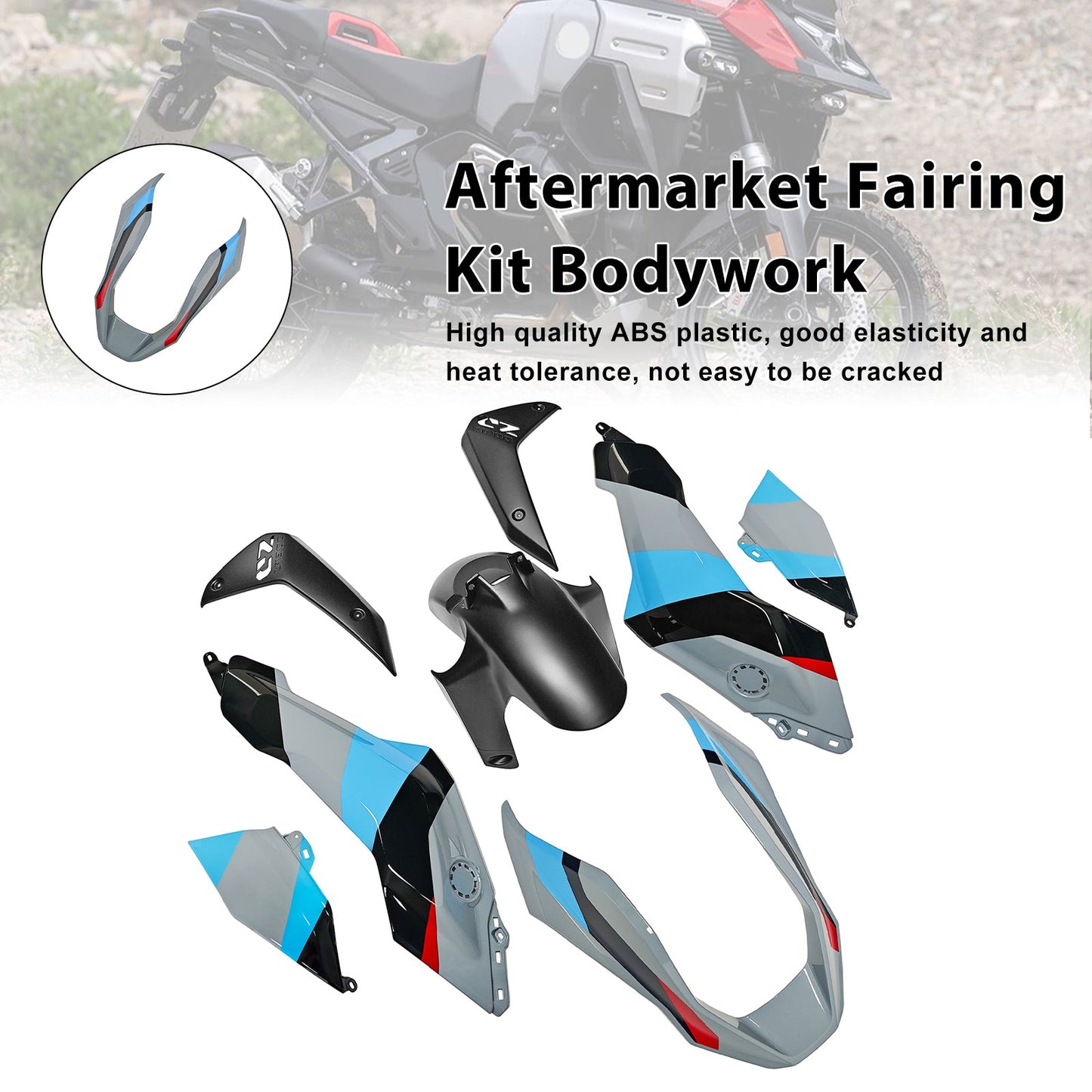 Injection ABS Plastic Bodywork Fairing Kit for BMW R1300GS 2024-2025 10#