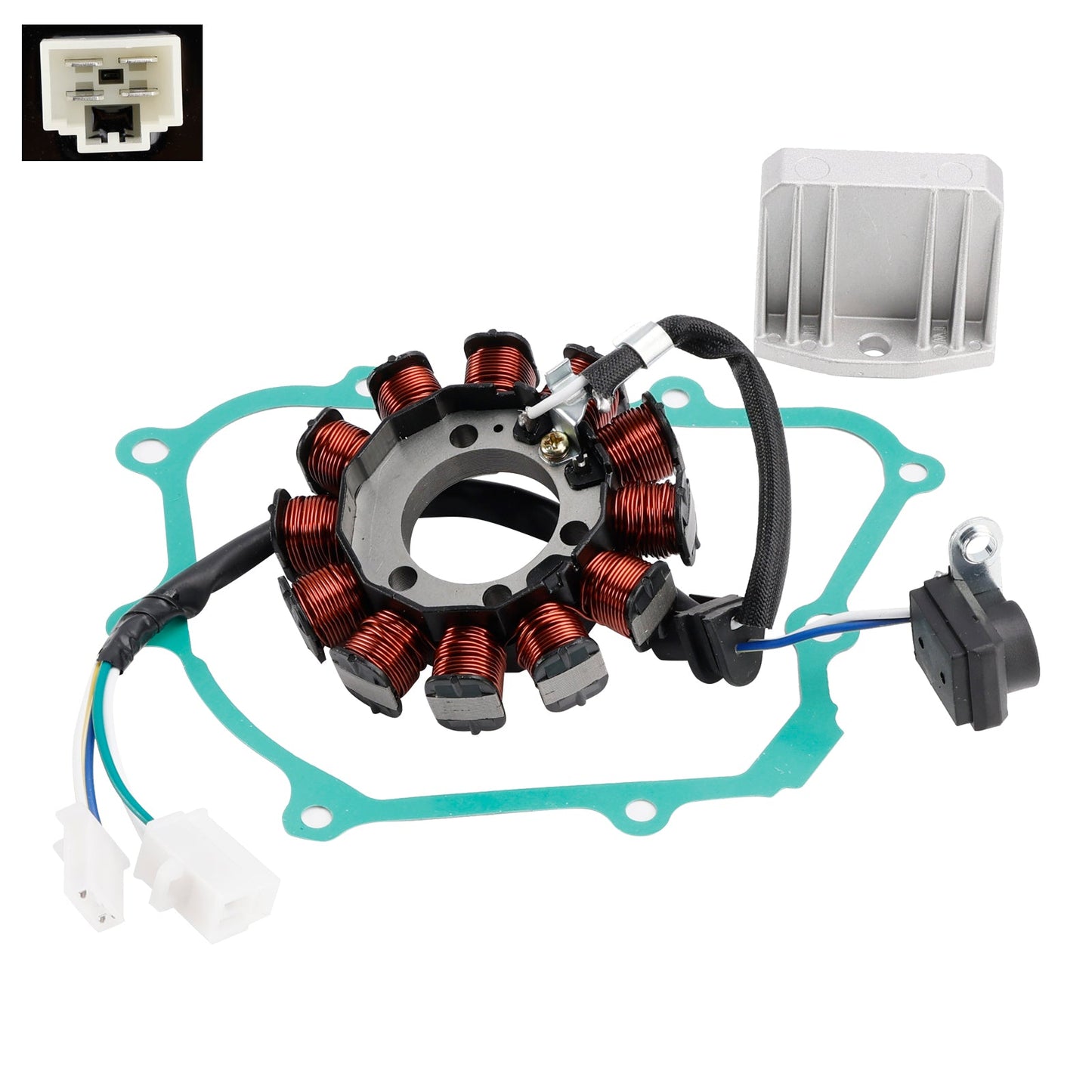 2018-2024 Honda BC110 Biz110 STATOR GENERATOR REGULATOR RECTIFIER GASKET 31120-K65-B21